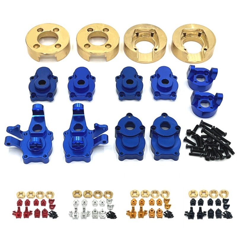 KYOMA Metal Portal Axle Gear Housing Brass Weight For MJX H8H Yikong YK4082 YK4083 Absima CR1.8 Yuca