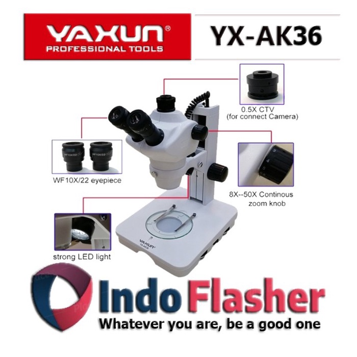 YAXUN AK36 MICROSCOPE TRINOCULAR MICROSCOPE DIGITAL MICROSCOPE HP