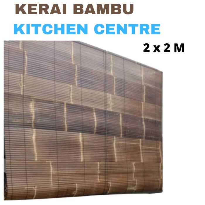 Kerai Bambu wide Tirai kerai bambu gorden bambu 2x2 Meter