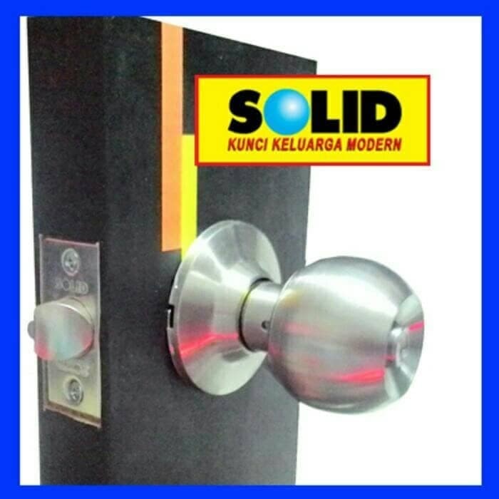GAGANG HANDLE PINTU BULAT CYLINDRICAL LOCKSET SOLID C 601 400