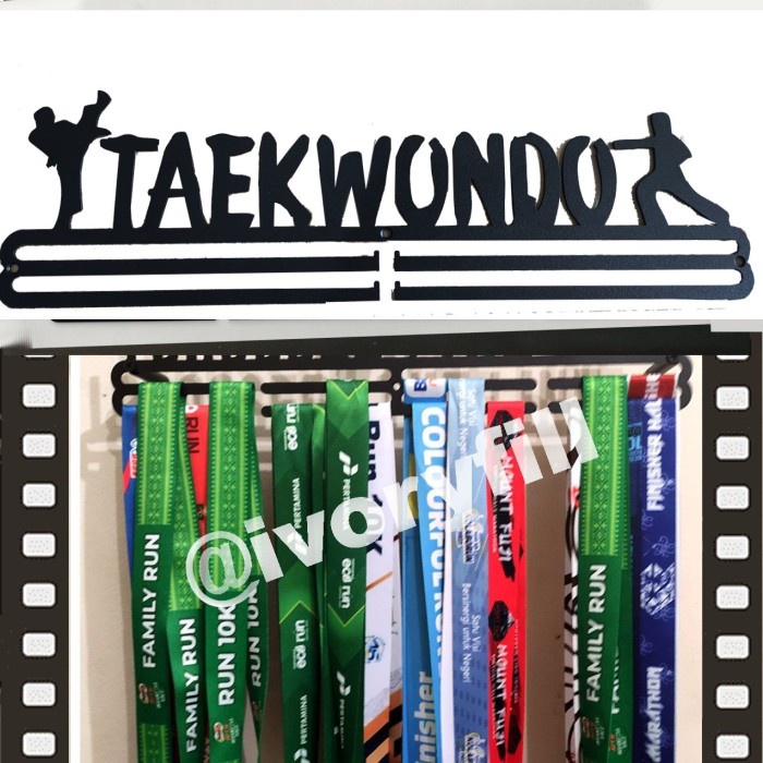 Gantungan medali Medal hanger seri Taekwondo untuk olah raga