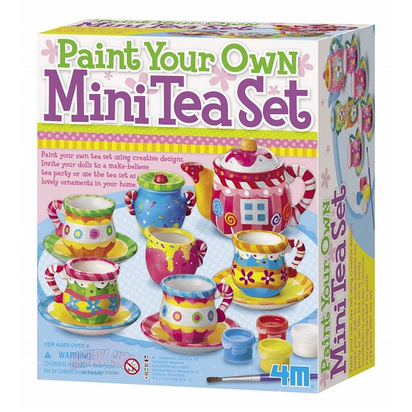 

Mainan Kreatif Melukis 4M Paint Your Own Mini Tea Set