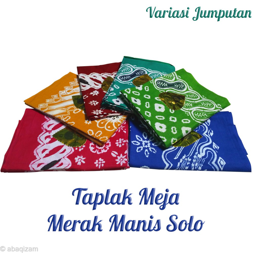 Promo Gila-Gilaan Taplak Meja Batik Merak Manis Solo Printing Dan Jumputan Taplak Meja Tamu