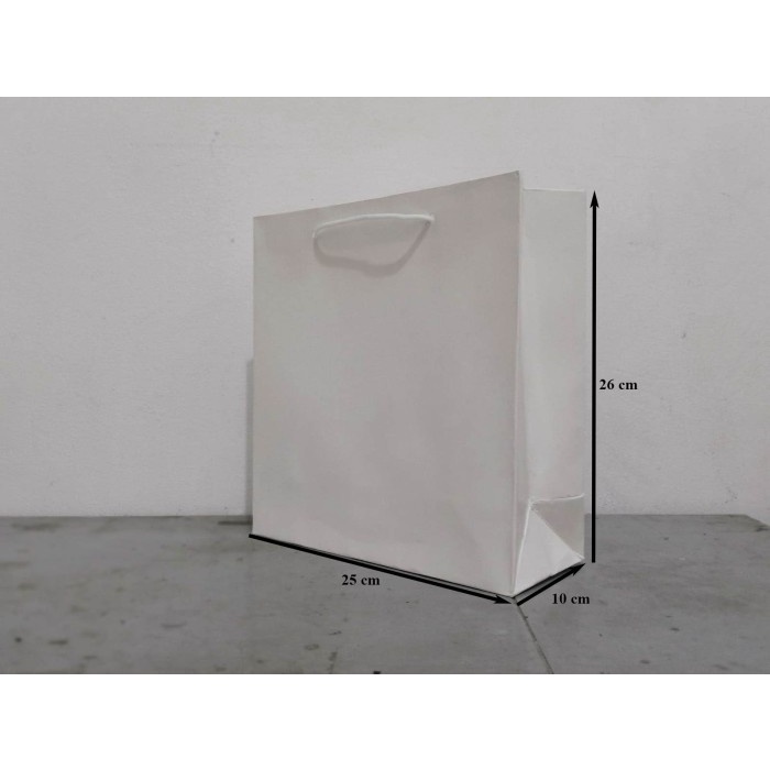 

Flashshow Paper Bag Ivory 210 gr - Talikur (Putih Polos) (ukuran: 25 x 10 x 26 )