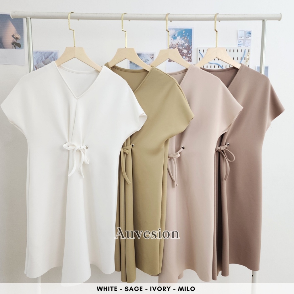 CUCI GUDANG 3020 soldaster mini scuba dress natal bumil friendly