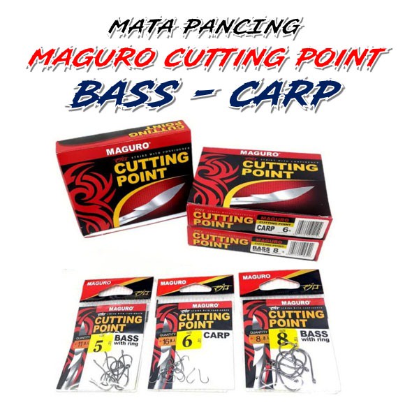 kail pancing maguro cutting point bass - mata pancing maguro cutting point carp  | kail maguro | pan