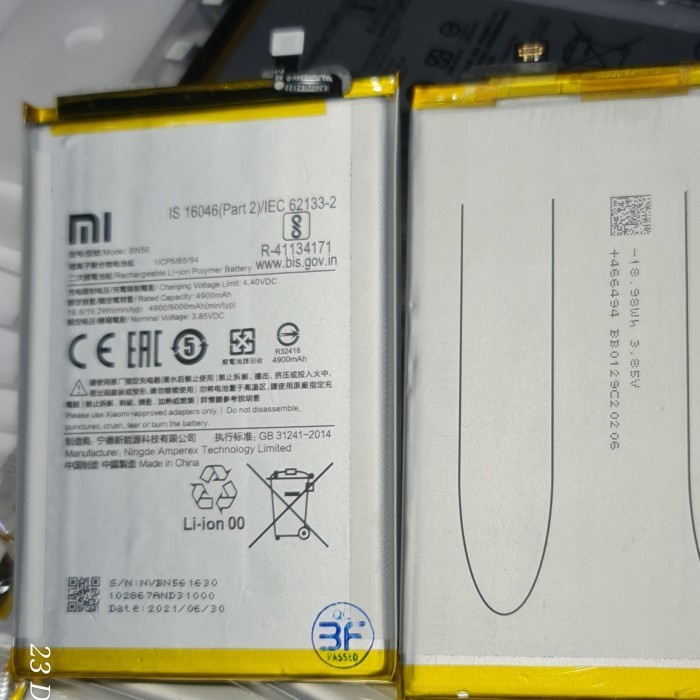 Flashshow Baterai Xiaomi Redmi 9A Battery Xiomi 9C BN56 Original Copotan