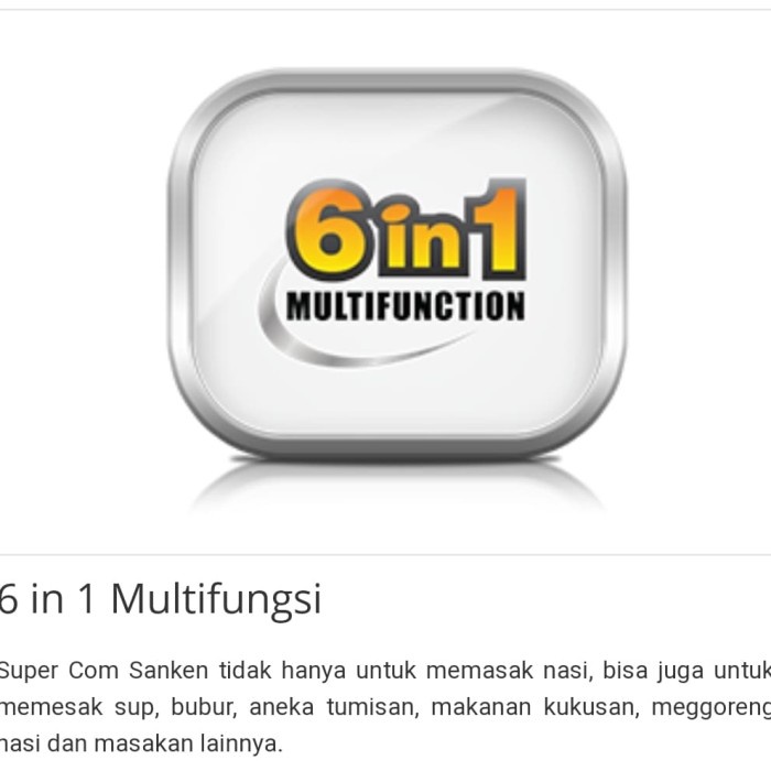 RICE COOKER SANKEN SJ-203WH PENANAK NASI COM SJ203WH SJ 203 WH