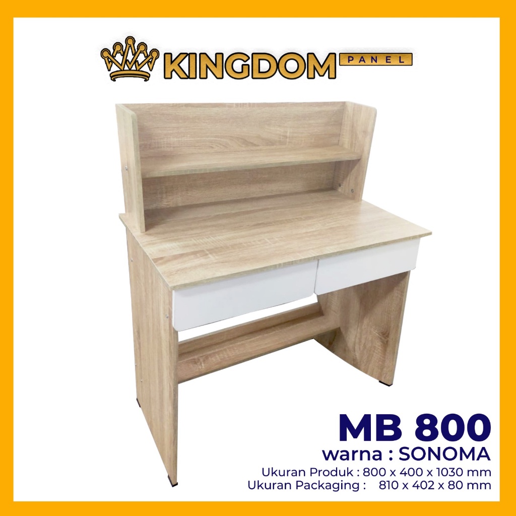 Meja Kerja Kayu Minimalis Modern Aesthetic *