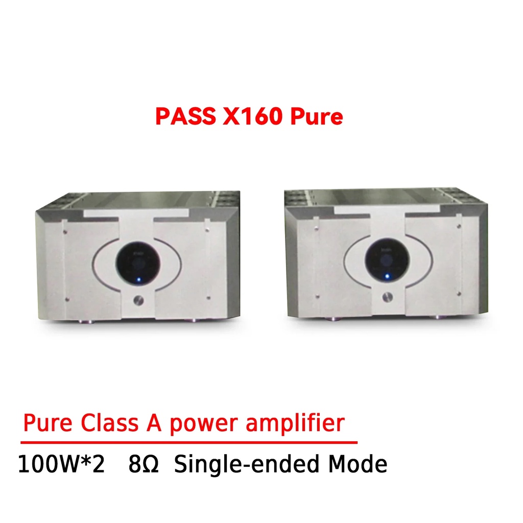 DIYQU PASS X160 Pure Class A Power Amplifier, Two-channel Power Amplifier, Balanced Mono Channel, La