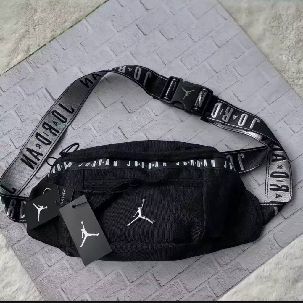 NEW TAS AIR JORDAN WAISTBAG SLING WAIST BAG SLINGBAG tas selempang pinggang jordan waistbag local