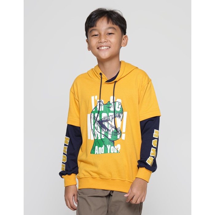 Aero Dino Happy Sweater Hoody Anak Laki-Laki 118294704