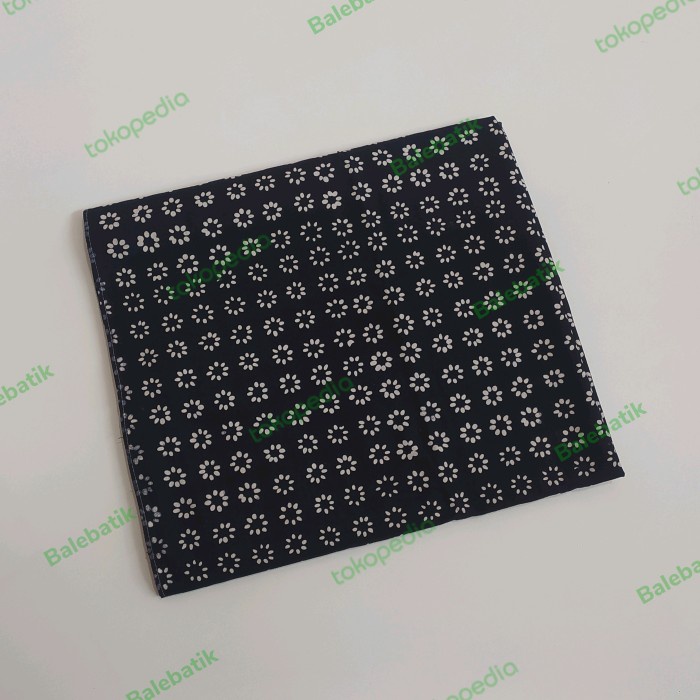 Kain Batik Cap Sewarna Jogja Truntum Hitam