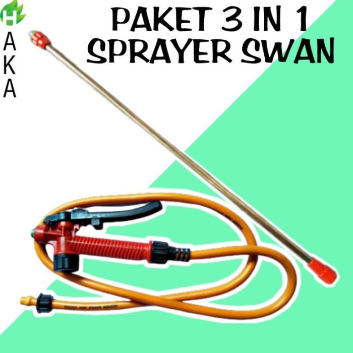 Paket Kran Selang Stik Swan Elektrik Manual/ Sprayer Swan