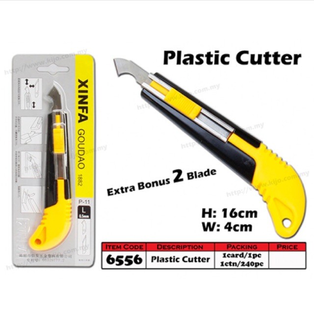 

PISAU CUTTER AKRILIK ACRYLIC MIKA PLASTIK SERBAGUNA BERKUALITAS XINFA - Bev