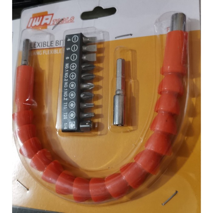 Sambungan EkstensiON Kepala Bor Fleksibel MATA OBENG bor bit SET - Bev