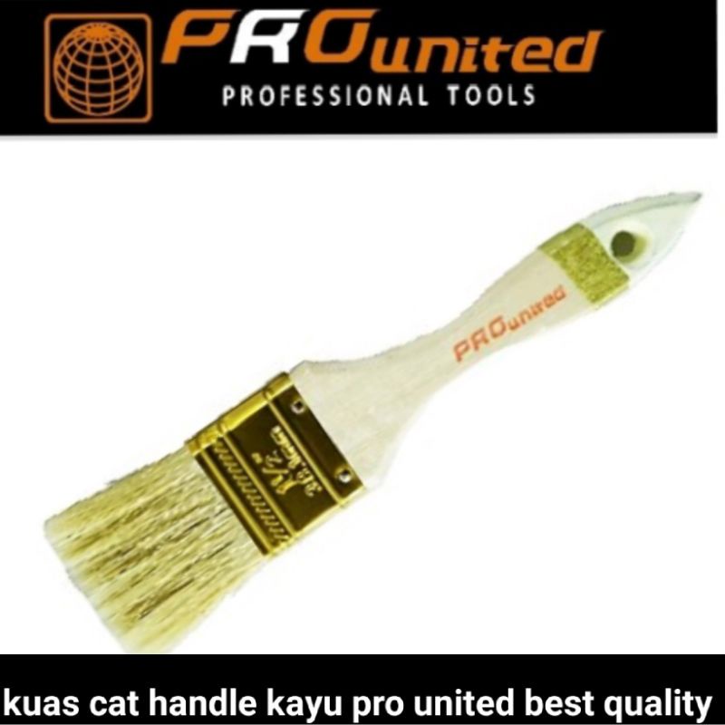 

YT kuas cat handle kayu pro united best quality READY