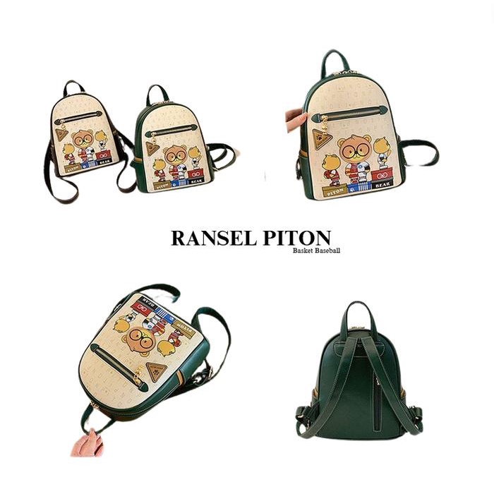 Tas Selempang Wanita Ransel Piton Basket Baseball Premium Kulit Fashion Beauty I Tas Selempang I Tas