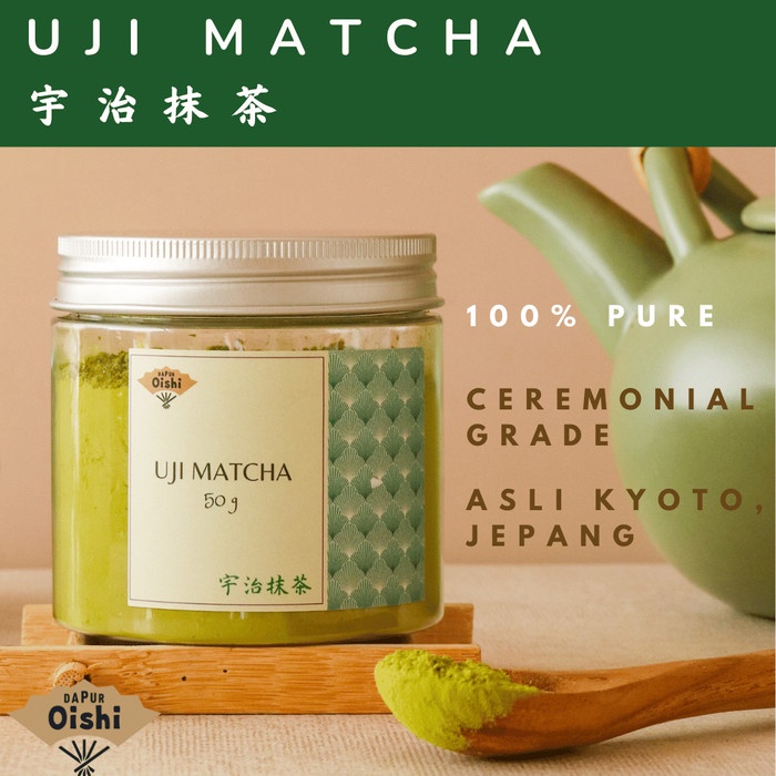 

Uji Matcha Powder 50g 100% Pure Premium Japanese Matcha Bubuk