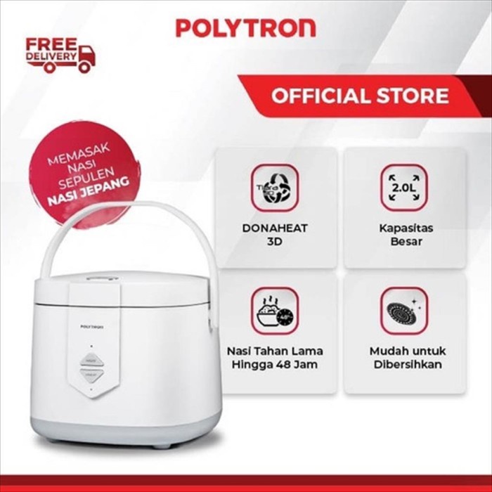RICE COOKER POLYTRON PRC 1201Y NEW POLYTRON RICE COOKER PRC-1201Y