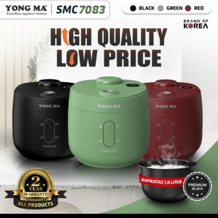COM YONGMA YONG MA 1.8 LITER SMC 7083 SMC7083 SMC-7083 GARANSI