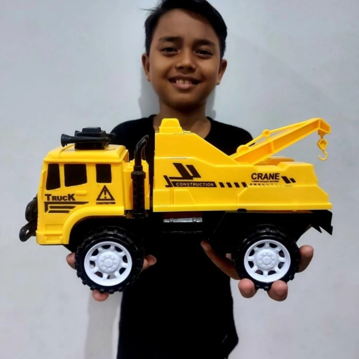 Mainan Mobil Truk Derek Mobilan Truck Towing Tarik Anak Laki Cowok