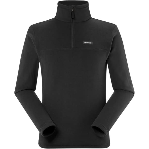 LAFUMA MICRO FLEECE HALF ZIP MEN'S BLACK JAKET HIKING TREKKING WINTER ORIGINAL