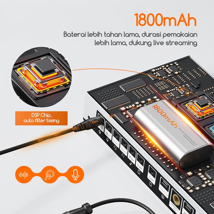 Bonkyo F999MAX sound card live broadcast equipment Bluetooth live sound card F999MAX soundcard audio