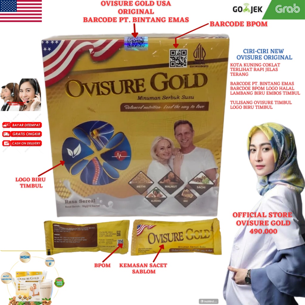 

Oviure Gold L Uu Vitan Tulang Dan Endi Nyeri Otot Eram Eba
