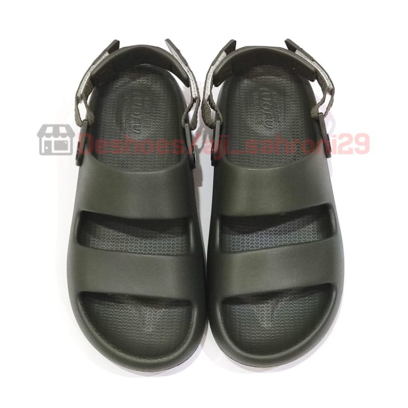 Kejar Promo Luofu E 6231 B2Tl4W Size 40-44 Original Sandal Slop Tali Jelly Pria Sendal Gunung Cowok
