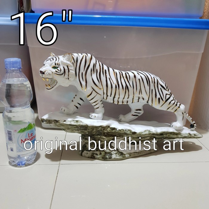 Angel Patung Macan Putih Pek Ho Kerak Jumbo