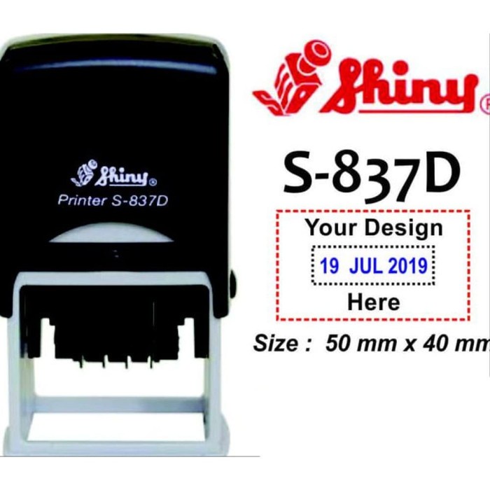 

Stempel Shiny S-837D S837D (Tanggal)