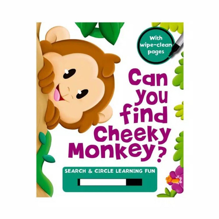 

(ACTIVITY BOOK/WIPE CLEAN) Can You Find Cheeky Monkey