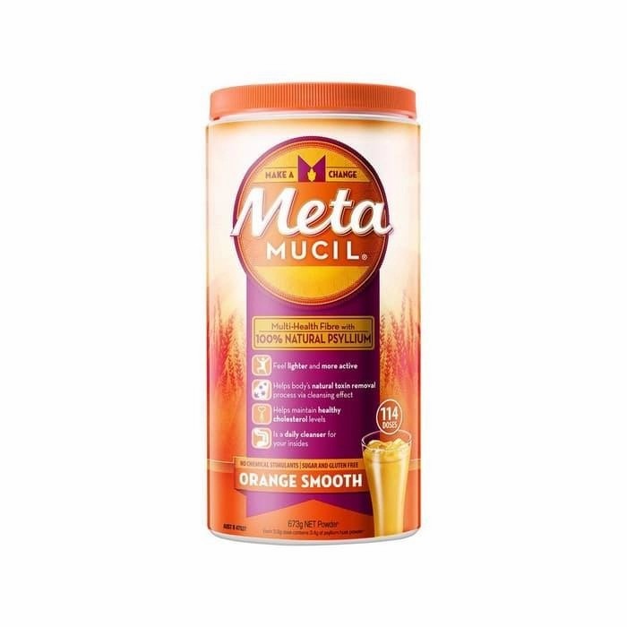 

HOT SALE! METAMUCIL ORANGE SMOOTH FIBER 100% psyllium alami META MUCIL Asli USA