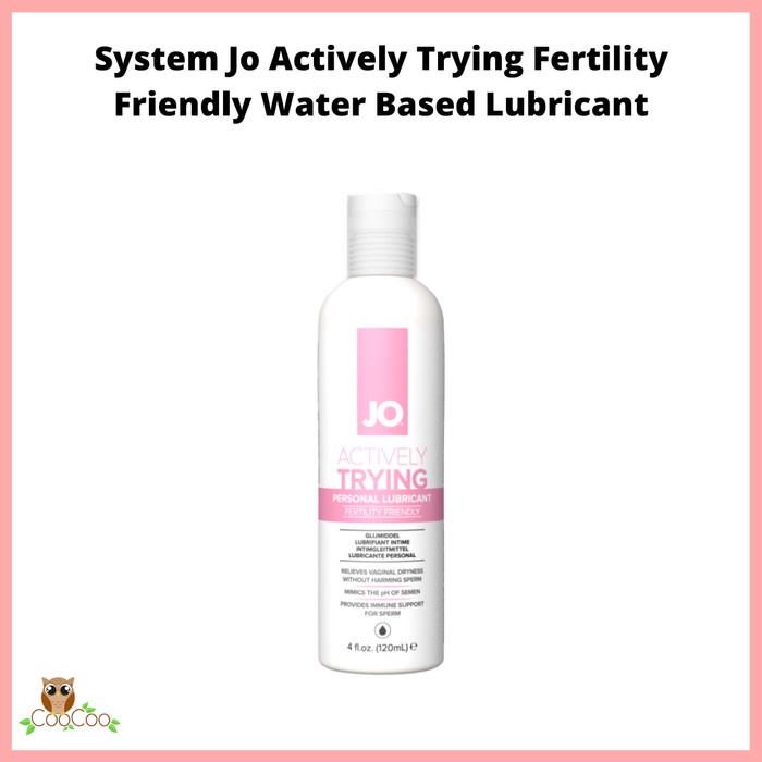

System Jo Actively Trying Fertility Friendly Water Based Lubricant