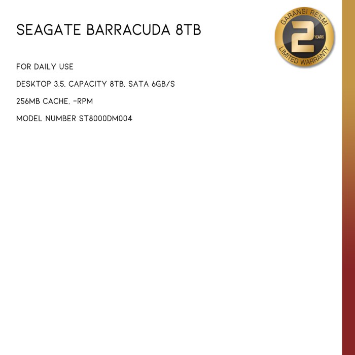 Seagate - 8TB BarraCuda