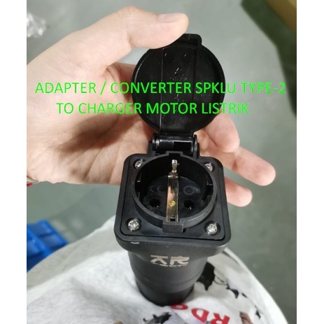TERBARU Adapter SPKLU Type 2 Charger Motor Listrik BISA GRAB