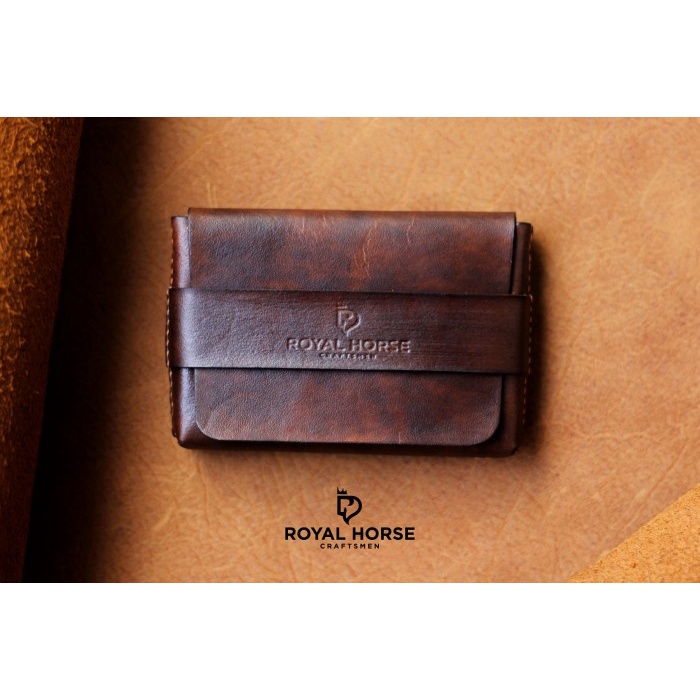 

Card holder dompet kartu dompet mini kulit handmade Kode 1420