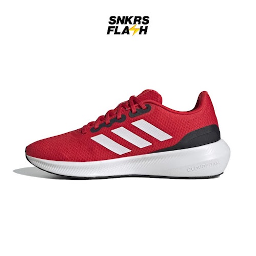 ADIDAS Runfalcon 3 Red White Sepatu Lari Pria - HP7547 - Size 44.7