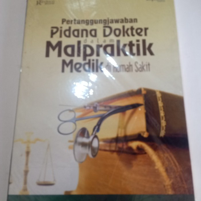 buku pertanggungjawaban pidana dokter dlm malpraktik medik rumah sakit