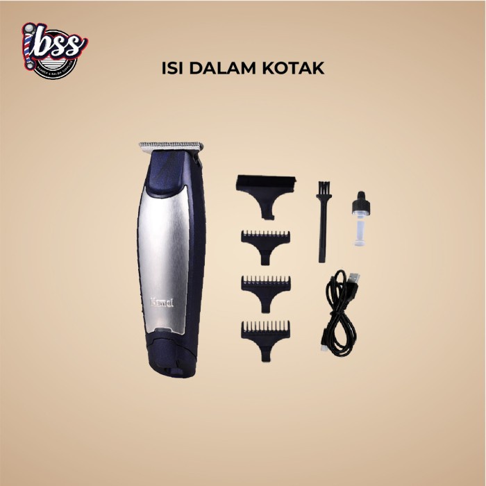 kemei detailer km-5021 hair clipper trimmer alat mesin cukur rambut [kualitas terbaik]
