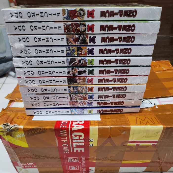 Komik One Piece cetak ulang 2023 set vol 1-10 segel ori