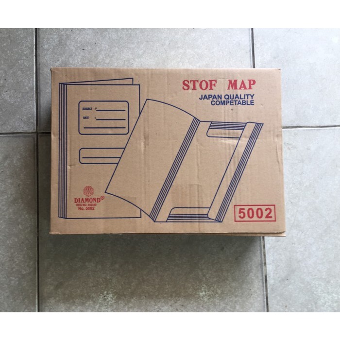 

Khusus Instant -Stof Stop Map Diamond ukuran Folio 5002 Per Box isi 50 Kode 566