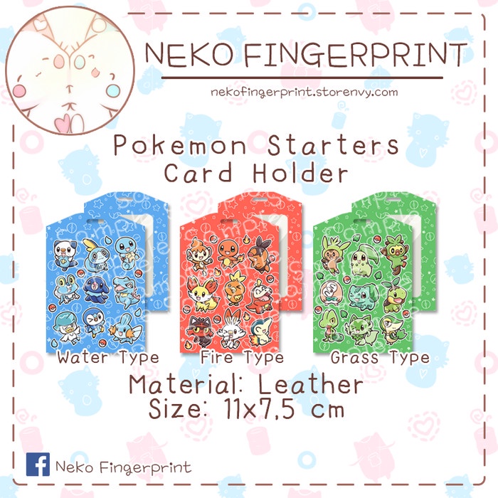 

Pokemon Starters ID Card Holder Kode 481