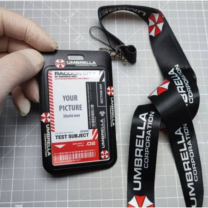 

Double Sides Umbrella Lanyard & Card Holder By Umbrella Corporation Neck Strap Card ID Holders with