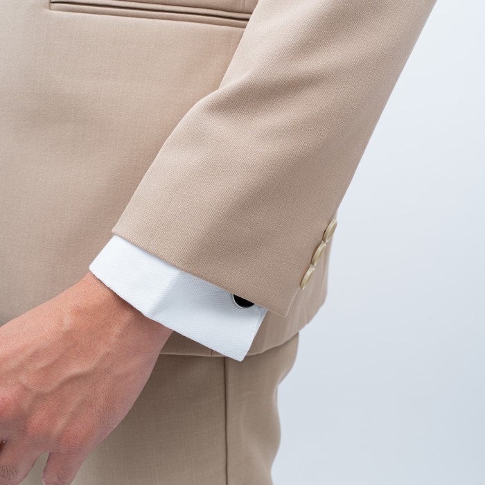 Houseofcuff Jas Set Celana Formal Blazer Krem Formal Pria Jas Nikah