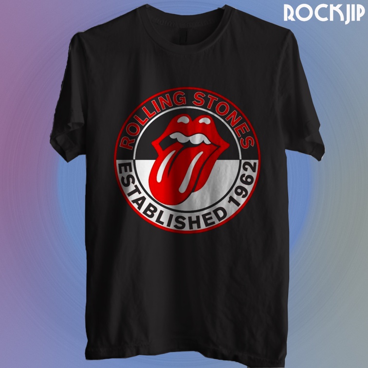 Beli Kaos Baju Distro Musik Band Rock Punk Indie Metal Pria Wanita Original Second Rolling Stones Te