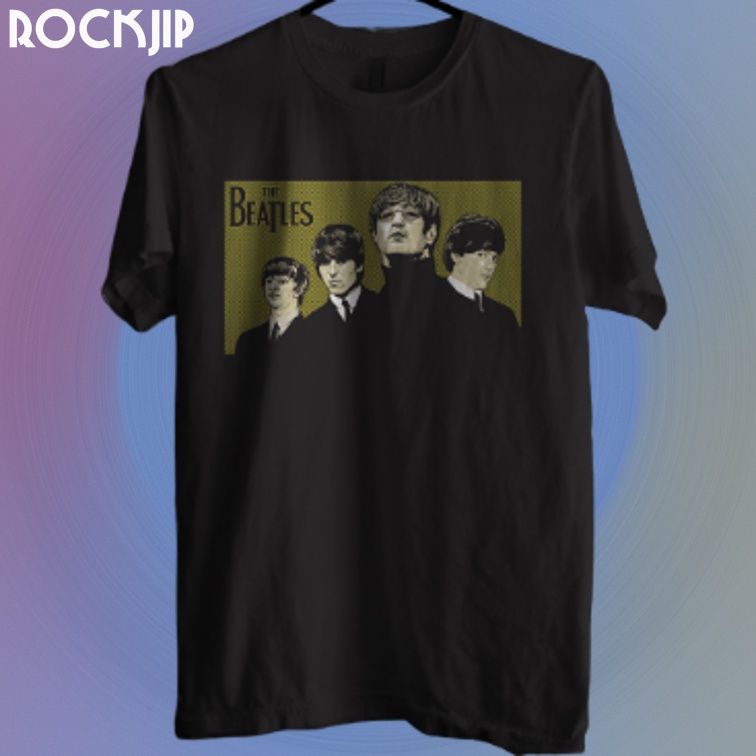 Custom Kaos Baju Distro Musik Band Rock Punk Indie Metal Pria Wanita Original Second Beatles Terdeka