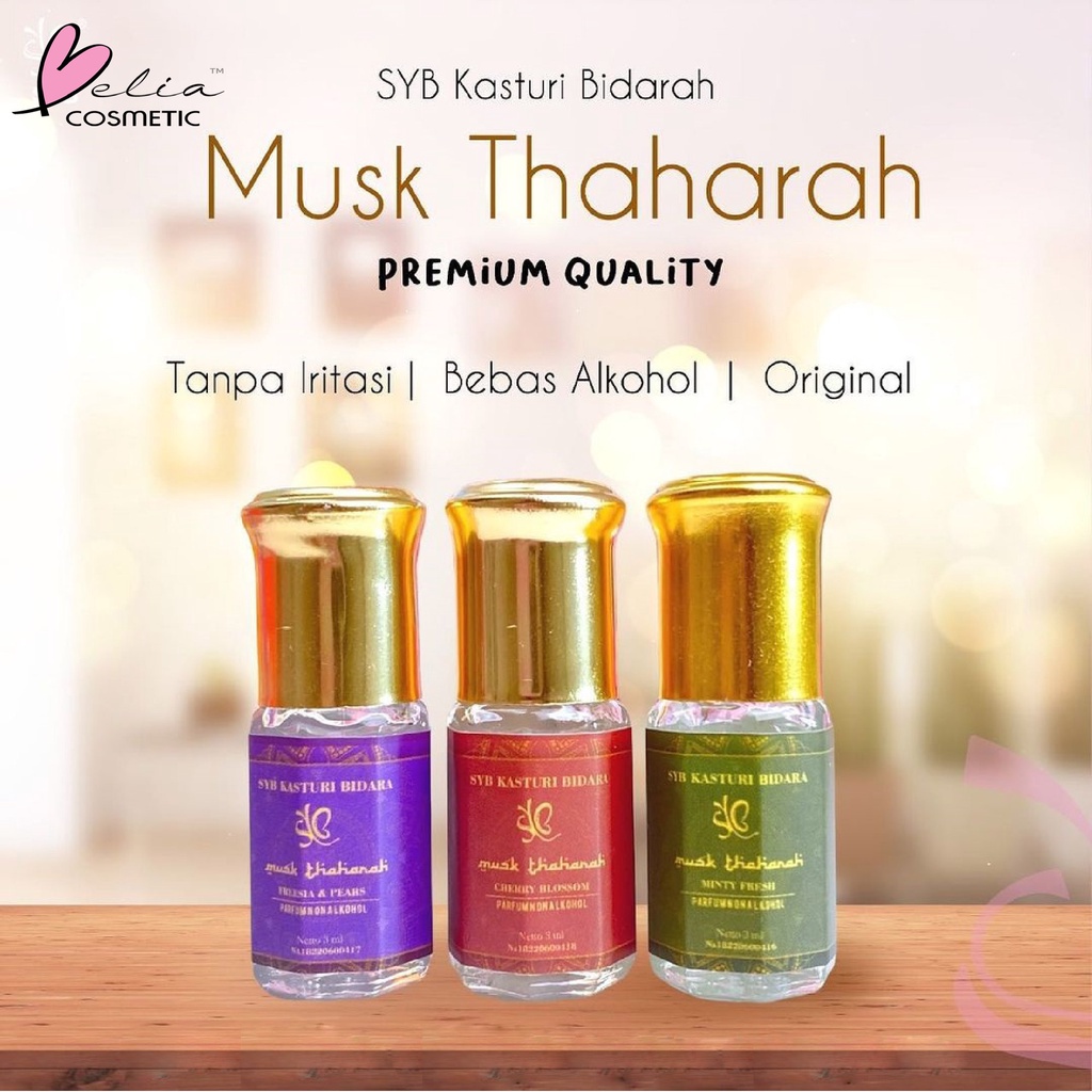 SYB Kasturi Bidara Musk Thaharah Parfum Area Kewanitaan Parfum Minyak Wangi BPOM