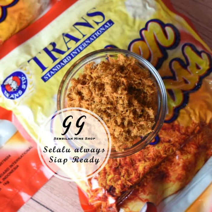 

TRANS Abon Ayam PEDAS 1 KG Hot icken Floss Import Kualitas Preum